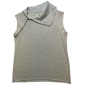Sunday three Asymmetrical zipper neck pullover soft lightweight Anthro vibe